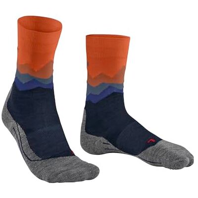 FALKE Herren Wandersocken TK2 Explore M So Wolle Funktionsmaterial antiblasen dick 1 Paar, Blau Marine 6123 Crest-O, 39-41 FALKE Herren Wandersocken TK2 Explore M So Wolle Funktionsmaterial antiblasen dick 1 Paar, Blau Marine 6123 Crest-O, 39-41