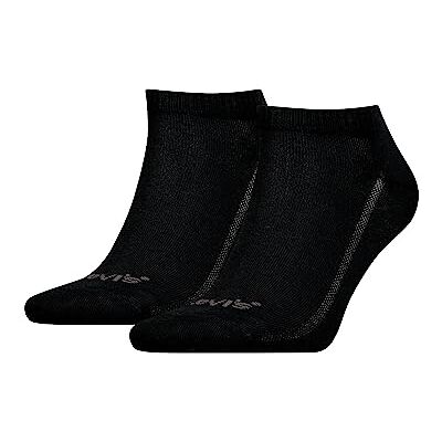 Levi's Unisex Sneaker Socks, Black, 43/46 Levi's Unisex Sneaker Socks, Black, 43/46