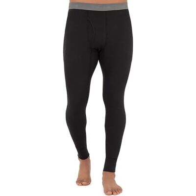 Fruit of the Loom Herren-Thermounterhose aus recyceltem Premium-Waffelmuster, Lange Unterhose, Schwarz, 5X-Groß Fruit of the Loom Herren-Thermounterhose aus recyceltem Premium-Waffelmuster, Lange Unterhose, Schwarz, 5X-Groß