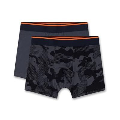Sanetta Jungen-Hipshorts (Doppelpack) dunkelblau & dunkelgrau Camouflage Hochwertige und nachhaltige Unterhose für Jungen aus Baumwoll-Mix. Inhalt: 2er Set Unterwäsche für Jungen Sanetta Jungen-Hipshorts (Doppelpack) dunkelblau & dunkelgrau Camouflage Hochwertige und nachhaltige Unterhose für Jungen aus Baumwoll-Mix. Inhalt: 2er Set Unterwäsche für Jungen