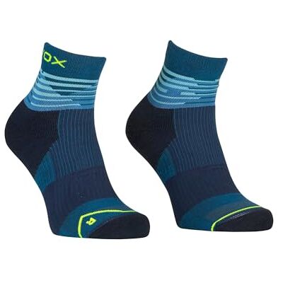 ORTOVOX ALL MOUNTAIN QUARTER SOCKS M Warme Socken aus Merino-Mix mit viel technischem Komfort BLAU HERREN 45-47 ORTOVOX ALL MOUNTAIN QUARTER SOCKS M Warme Socken aus Merino-Mix mit viel technischem Komfort BLAU HERREN 45-47