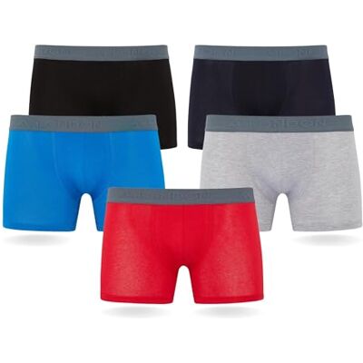 FM London Herren (5er-pack) Herren-boxershorts Boxer Shorts, Mehrfarbig (Sortiert), XL EU FM London Herren (5er-pack) Herren-boxershorts Boxer Shorts, Mehrfarbig (Sortiert), XL EU