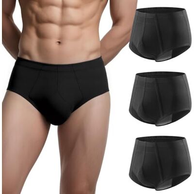 CARER Healthcare Incontinence Pregnancy Carer Inkontinenz Slips für Herren, 3er Pack wiederverwendbare und waschbare Baumwoll-Unterwäsche mit 200 ml saugfähiger Einlage, Inkontinenz Pants Männer Größe S CARER Healthcare Incontinence Pregnancy Carer Inkontinenz Slips für Herren, 3er Pack wiederverwendbare und waschbare Baumwoll-Unterwäsche mit 200 ml saugfähiger Einlage, Inkontinenz Pants Männer Größe S