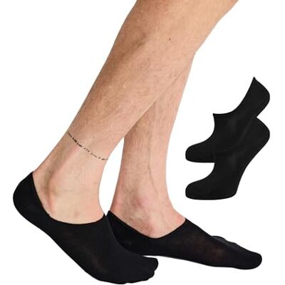 Nur Die Bambus Sneaker Füssling 2er Pack Herren kaum sichtbar Bambussocken Socke weich atmungsaktiv unsichtbar verrutschen nicht Nur Die Bambus Sneaker Füssling 2er Pack Herren kaum sichtbar Bambussocken Socke weich atmungsaktiv unsichtbar verrutschen nicht