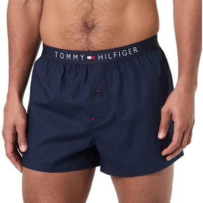 Tommy Hilfiger Woven Um0um03930 Boxershorts, Mehrfarbig (Blazer Marineblau), XXL, Herren Tommy Hilfiger Woven Um0um03930 Boxershorts, Mehrfarbig (Blazer Marineblau), XXL, Herren