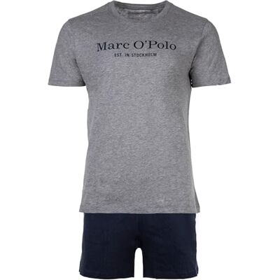 Marc O' Polo Marc O´Polo Men's Mix&Match Short Pyjama Pajama Set, Grey/Navy, Small Marc O' Polo Marc O´Polo Men's Mix&Match Short Pyjama Pajama Set, Grey/Navy, Small