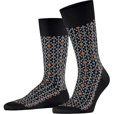 FALKE Herren Socken Sun Touch M So Fil d´Écosse Baumwolle gemustert 1 Paar, Schwarz Black 3000, 43-44 FALKE Herren Socken Sun Touch M So Fil d´Écosse Baumwolle gemustert 1 Paar, Schwarz Black 3000, 43-44