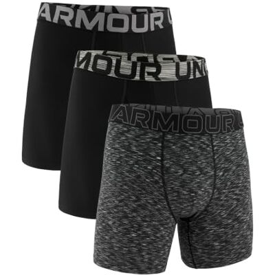 Under Armour Herren Tech Performance Boxershorts im 3er-Pack, 15 cm Beinlänge – atmungsaktiv, feuchtigkeitsableitend, weiches Tragegefühl, ganztägiger Komfort Under Armour Herren Tech Performance Boxershorts im 3er-Pack, 15 cm Beinlänge – atmungsaktiv, feuchtigkeitsableitend, weiches Tragegefühl, ganztägiger Komfort