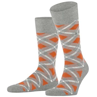 Burlington Herren Socken Tartan M So Baumwolle gemustert 1 Paar, Grau Light Heather 3223, 40-46 Burlington Herren Socken Tartan M So Baumwolle gemustert 1 Paar, Grau Light Heather 3223, 40-46
