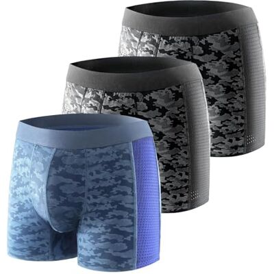 CARER Healthcare Incontinence Pregnancy Carer 3er-Pack kühler und atmungsaktiver Inkontinenz Pants Männer, wiederverwendbare modische Herren Boxershorts mit 80 ml Saugfähigkeit für leichter Inkontinenz CARER Healthcare Incontinence Pregnancy Carer 3er-Pack kühler und atmungsaktiver Inkontinenz Pants Männer, wiederverwendbare modische Herren Boxershorts mit 80 ml Saugfähigkeit für leichter Inkontinenz
