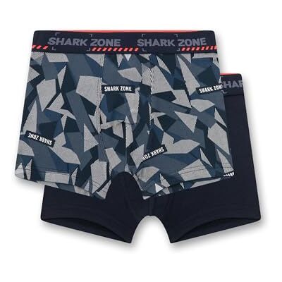 Sanetta Jungen-Hipshorts (Doppelpack) blau & grau Hochwertige und nachhaltige Unterhose für Jungen aus Baumwolle. Sanetta Jungen-Hipshorts (Doppelpack) blau & grau Hochwertige und nachhaltige Unterhose für Jungen aus Baumwolle.