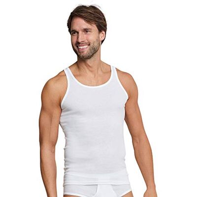 Schiesser Herren Unterhemd Jacke 0/0, 2er Pack, Gr. XXX-Large (Herstellergröße: 009), Weiß (Weiss 100) Schiesser Herren Unterhemd Jacke 0/0, 2er Pack, Gr. XXX-Large (Herstellergröße: 009), Weiß (Weiss 100)
