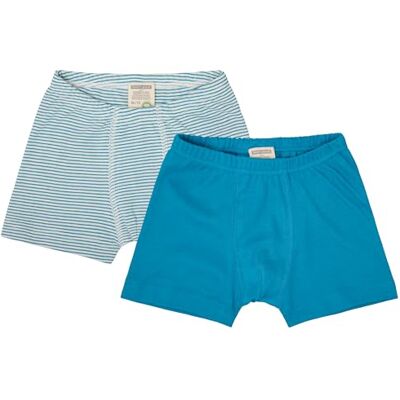 loud + proud Doppelpack Kinder Unterhosen Boxer, Feinripp aus Bio Baumwolle und GOTS Zertifiziert loud + proud Doppelpack Kinder Unterhosen Boxer, Feinripp aus Bio Baumwolle und GOTS Zertifiziert