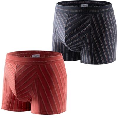 CARER Healthcare Incontinence Pregnancy Carer 2er Pack Herren Inkontinenz Boxershorts 80 ml für leichte Inkontinenz Auslaufschutz Schnellaufnahme waschbare Funktionsunterwäsche weich leicht modisch geschnitten Gestreift Größe L CARER Healthcare Incontinence Pregnancy Carer 2er Pack Herren Inkontinenz Boxershorts 80 ml für leichte Inkontinenz Auslaufschutz Schnellaufnahme waschbare Funktionsunterwäsche weich leicht modisch geschnitten Gestreift Größe L