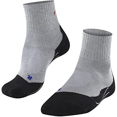 FALKE Herren Wandersocken TK2 Explore Cool Short M Sso Lyocell Funktionsmaterial antiblasen dick 1 Paar, Grau Light Grey 3403, 44-45 FALKE Herren Wandersocken TK2 Explore Cool Short M Sso Lyocell Funktionsmaterial antiblasen dick 1 Paar, Grau Light Grey 3403, 44-45