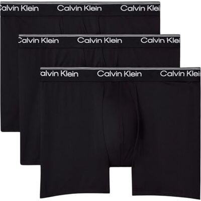 Calvin Herren 3er Pack Boxershorts Briefs mit Stretch, Schwarz (3 Black), XL Calvin Herren 3er Pack Boxershorts Briefs mit Stretch, Schwarz (3 Black), XL
