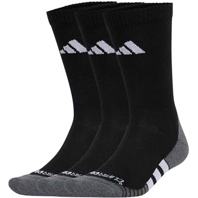 Adidas Unisex Kinder Performance Cushioned Crew Grip Socks 3-Pairs Pack, Black/White, 7-8 Years Adidas Unisex Kinder Performance Cushioned Crew Grip Socks 3-Pairs Pack, Black/White, 7-8 Years