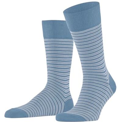 FALKE Herren Socken Family Special Edition Stripe M So Baumwolle gemustert 1 Paar, Blau Sky Blue 6876, 43-46 FALKE Herren Socken Family Special Edition Stripe M So Baumwolle gemustert 1 Paar, Blau Sky Blue 6876, 43-46