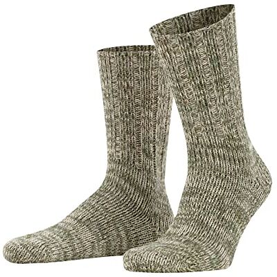 FALKE Herren Socken Brooklyn M So Baumwolle einfarbig 1 Paar, Grün Thymian 7821, 43-46 FALKE Herren Socken Brooklyn M So Baumwolle einfarbig 1 Paar, Grün Thymian 7821, 43-46