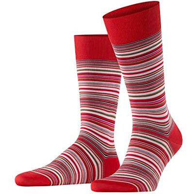 FALKE Herren Socken Microblock M So Baumwolle gemustert 1 Paar, Rot Red 8229, 45-46 FALKE Herren Socken Microblock M So Baumwolle gemustert 1 Paar, Rot Red 8229, 45-46