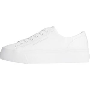 Calvin Damen Vulc Flatform Low MG LTH Yw0yw01771 Strümpfe, White Triple Bright White, 42 EU Calvin Damen Vulc Flatform Low MG LTH Yw0yw01771 Strümpfe, White Triple Bright White, 42 EU