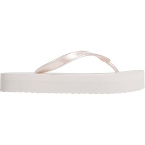 Calvin Damen Flip Flops Flatform mit Plateau, Grau (Silver), 38 Calvin Damen Flip Flops Flatform mit Plateau, Grau (Silver), 38