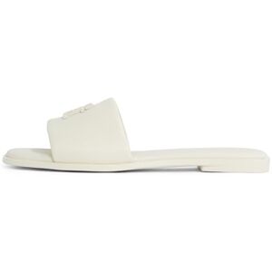 Tommy Hilfiger Damen Sandalen Logo Hardware Leather Mules, Elfenbein (Muslin), 40 Tommy Hilfiger Damen Sandalen Logo Hardware Leather Mules, Elfenbein (Muslin), 40
