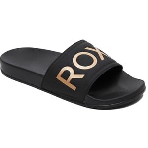 Roxy Damen Slippy Ii Sandale, Black M Gold, 41 EU Roxy Damen Slippy Ii Sandale, Black M Gold, 41 EU