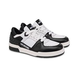 Love Moschino JA15084G1NIKB10B, Damen-Turnschuhe, Weiß/Schwarz, 38 EU, Weiss SCHWARZ, 38 EU Love Moschino JA15084G1NIKB10B, Damen-Turnschuhe, Weiß/Schwarz, 38 EU, Weiss SCHWARZ, 38 EU