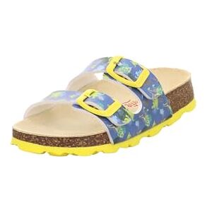 Superfit Fussbettpantoffel Hausschuh, BLAU/GELB 8080, 25 EU Superfit Fussbettpantoffel Hausschuh, BLAU/GELB 8080, 25 EU