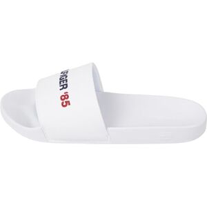 Tommy Hilfiger Herren Badeschuhe Pool Slide Badelatschen, Weiß (White), 40 Tommy Hilfiger Herren Badeschuhe Pool Slide Badelatschen, Weiß (White), 40