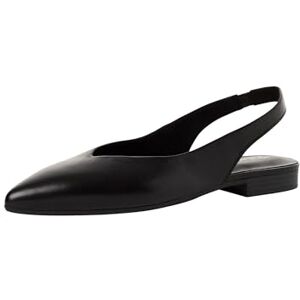 Tamaris Damen Sling Pump mit Blockabsatz Leder, schwarz, 41 EU Tamaris Damen Sling Pump mit Blockabsatz Leder, schwarz, 41 EU