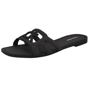 Calvin Damen Yoana Flache Sandale, Schwarz 001, 39 EU Calvin Damen Yoana Flache Sandale, Schwarz 001, 39 EU