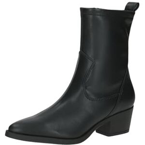 CAPRICE Damen Stiefel mit Absatz mit Reißverschluss Vegan, Schwarz (Black Stretch), 36 EU CAPRICE Damen Stiefel mit Absatz mit Reißverschluss Vegan, Schwarz (Black Stretch), 36 EU