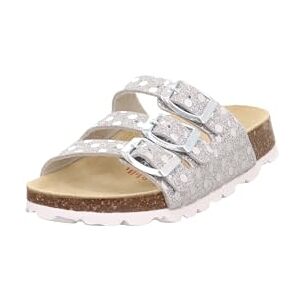Superfit Mädchen FUSSBETTPANTOFFEL Hausschuhe, SILBER/WEIß 9510 Superfit Mädchen FUSSBETTPANTOFFEL Hausschuhe, SILBER/WEIß 9510