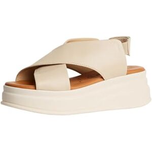 Tamaris Damen Sandalette mit Keilabsatz, beige, 39 EU Tamaris Damen Sandalette mit Keilabsatz, beige, 39 EU