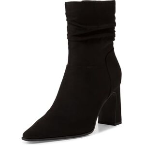 MARCO TOZZI Damen Stiefeletten mit Absatz Spitz Elegant, Schwarz (Black), 41 EU MARCO TOZZI Damen Stiefeletten mit Absatz Spitz Elegant, Schwarz (Black), 41 EU