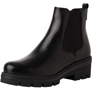 Tamaris Damen Chelsea Leder Blockabsatz bequem; BLACK, EU 41 Tamaris Damen Chelsea Leder Blockabsatz bequem; BLACK, EU 41
