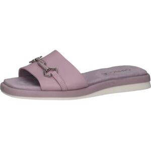CAPRICE Damen Pantoletten aus Leder mit Fußbett, Lila (Lavender Soft), 39 EU CAPRICE Damen Pantoletten aus Leder mit Fußbett, Lila (Lavender Soft), 39 EU