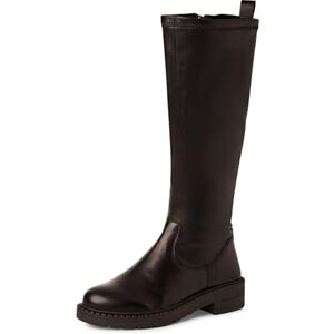 MARCO TOZZI Damen Stiefel mit Lederanteil Bequem, Schwarz (Black), 36 EU MARCO TOZZI Damen Stiefel mit Lederanteil Bequem, Schwarz (Black), 36 EU
