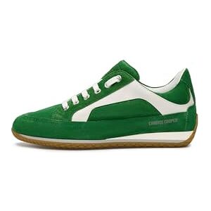 Candice Cooper Sneakers aus Leder und Veloursleder, grün 39/ Candice Cooper Sneakers aus Leder und Veloursleder, grün 39/