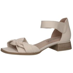 CAPRICE Damen Sandalen mit Absatz aus Leder mit Riemchen, Cremefarben (Offwhite Nappa), 39 EU CAPRICE Damen Sandalen mit Absatz aus Leder mit Riemchen, Cremefarben (Offwhite Nappa), 39 EU