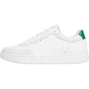 Tommy Hilfiger Herren Court Sneaker Basket Core Elegant, Weiß (Ecru), 40 Tommy Hilfiger Herren Court Sneaker Basket Core Elegant, Weiß (Ecru), 40