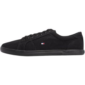 Tommy Hilfiger Herren Vulcanized Sneaker Schuhe, Schwarz (Black/Black), 48 Tommy Hilfiger Herren Vulcanized Sneaker Schuhe, Schwarz (Black/Black), 48