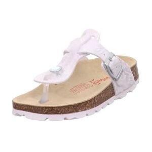 Superfit Mädchen Fussbettpantoffel Sandale, Weiss Silber 9010, 32 EU Superfit Mädchen Fussbettpantoffel Sandale, Weiss Silber 9010, 32 EU