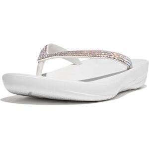 Fitflop Women's Sparkle Classic iQushion Flip Flops Lightweight & Comfortable with Natural Arch Support Urban White 7 UK Fitflop Women's Sparkle Classic iQushion Flip Flops Lightweight & Comfortable with Natural Arch Support Urban White 7 UK