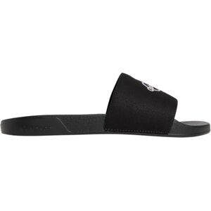 Calvin Damen Badeschuhe Ess Slide Cv mit Monogramm, Schwarz (Black/Soft Levander), 39 Calvin Damen Badeschuhe Ess Slide Cv mit Monogramm, Schwarz (Black/Soft Levander), 39
