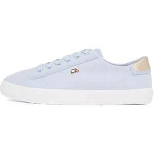 Tommy Hilfiger Damen Vulcanized Sneaker Canvas Lace Up Elegant, Blau (Breezy Blue), 38 Tommy Hilfiger Damen Vulcanized Sneaker Canvas Lace Up Elegant, Blau (Breezy Blue), 38