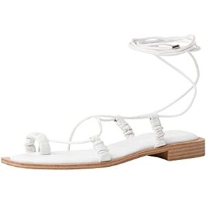 Tamaris Damen 1-1-28105-28 Flache Sandale, White, 39 EU Tamaris Damen 1-1-28105-28 Flache Sandale, White, 39 EU