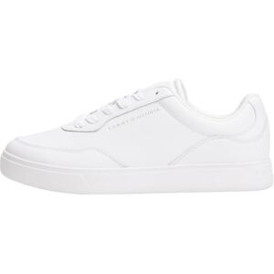Tommy Hilfiger Damen Cupsole Sneaker Casual aus Leder, Weiß (White), 40 Tommy Hilfiger Damen Cupsole Sneaker Casual aus Leder, Weiß (White), 40